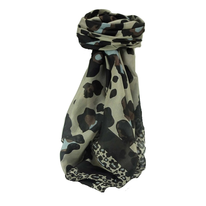 Mulberry Silk Contemporary Square Scarf Penyar Black by Pashmina & Silk | Fruugo SG