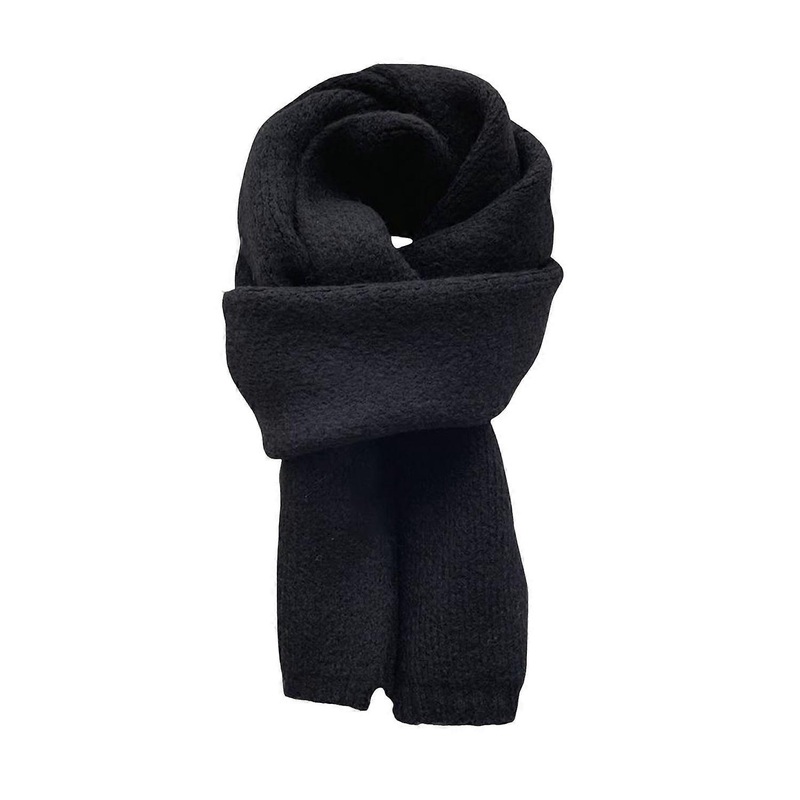 Knitting Scarf Solid Color Thickened Warm Women Scarf Cold Weather Thermal Neck Wrap Casual Outfit | Fruugo SG