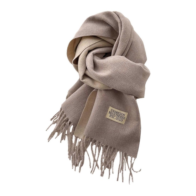 Winter Scarf Double-Sided Solid Color Unisex Scarf with Tassel Soft Comfortable Warm Scarf for Cold | Fruugo SG