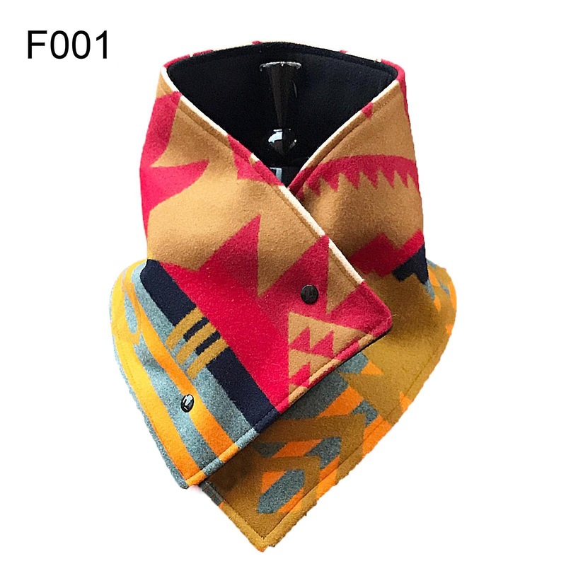 Autumn Winter Women Fashion Ethnic Print Buttons Neck Wrap Warm Scarf Shawl | Fruugo SG