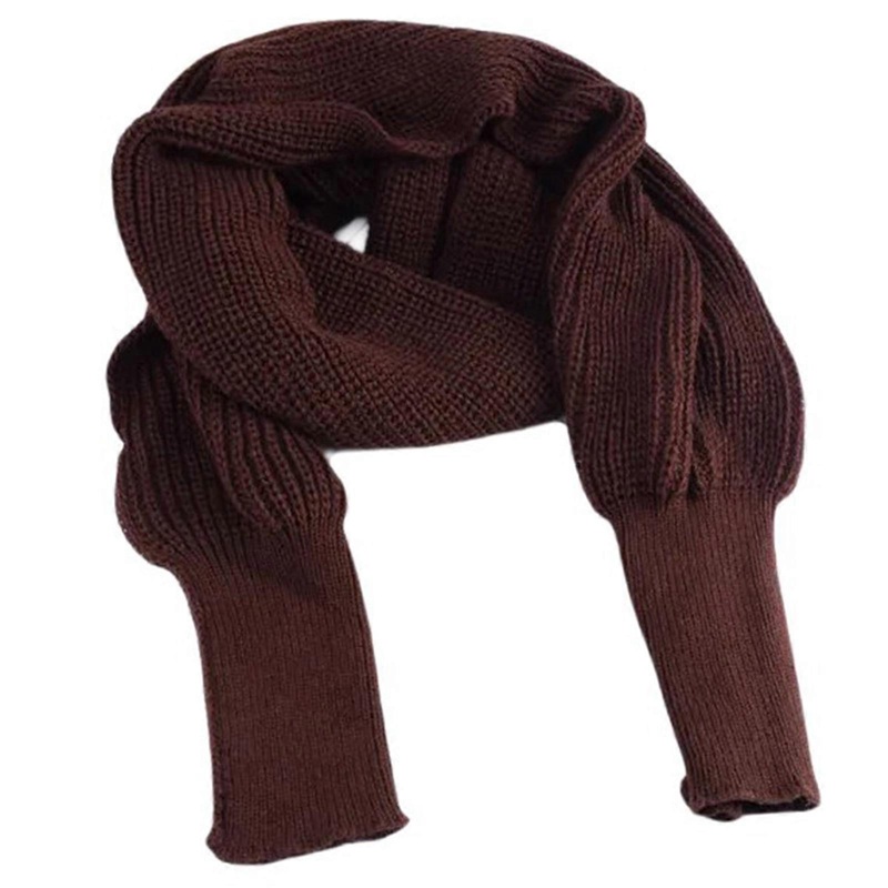 Elastic Knitted Shawl Elegant Knitted Scarves Trendy Women’s Neckerchief for Women Winter Essential Accessory  Coffee | Fruugo SG