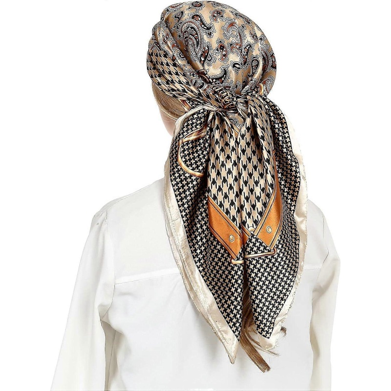 Head Scarf Like Silk Satin Hair Olaof Scarf for Women Sleeping Suqare Designer | Fruugo SG