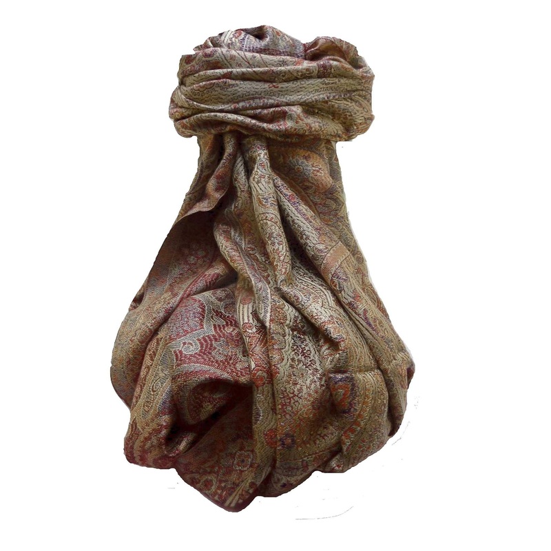 Mens Jamawar Premium Silk Scarf Pattern 9069 by Pashmina & Silk | Fruugo SG