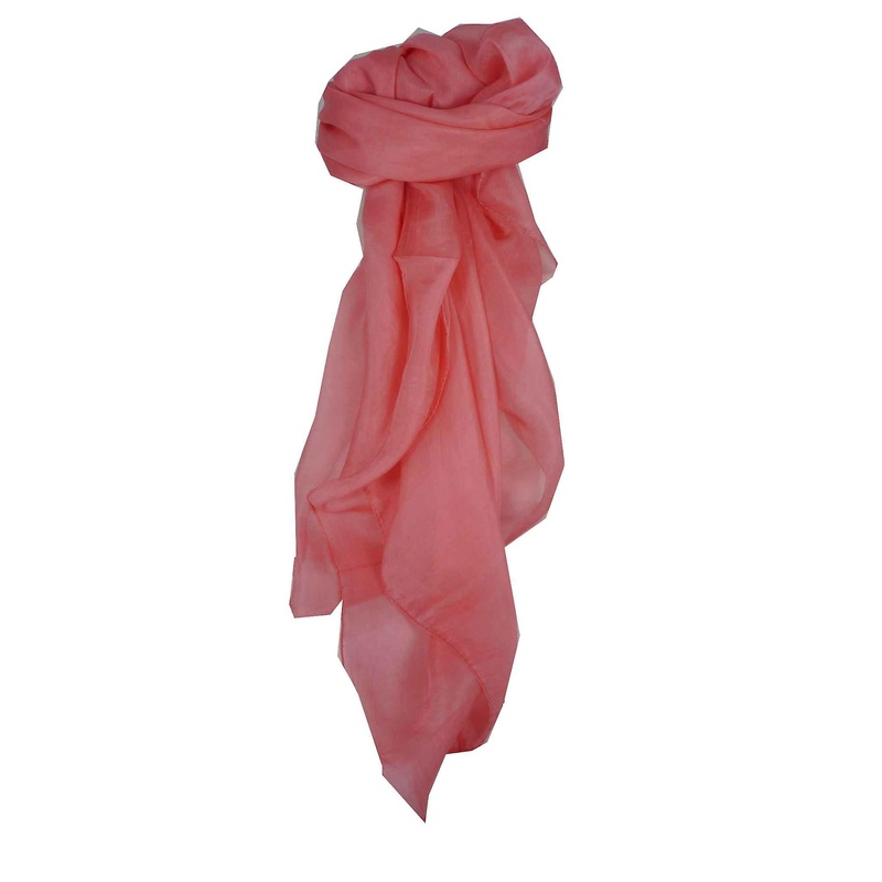 Mulberry Silk Hand Dyed Square Scarf Candy from Pashmina & Silk | Fruugo SG