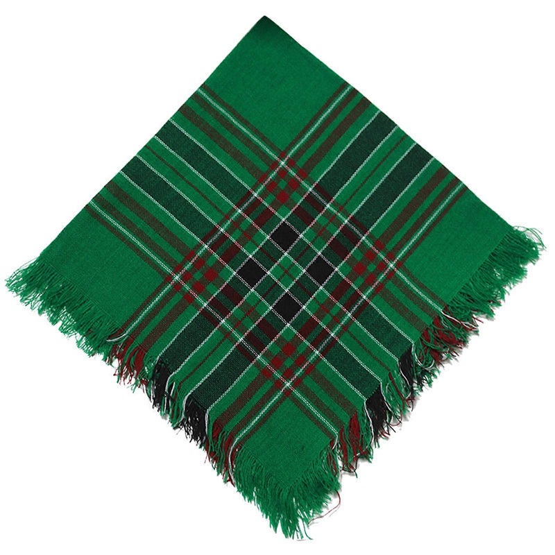 Multiuse Plaids Yarn Head Scarf Vintage Rural Styles Bandana Shawl Scarf for Daily Wear Formal Event for Senior Women  Green | Fruugo SG