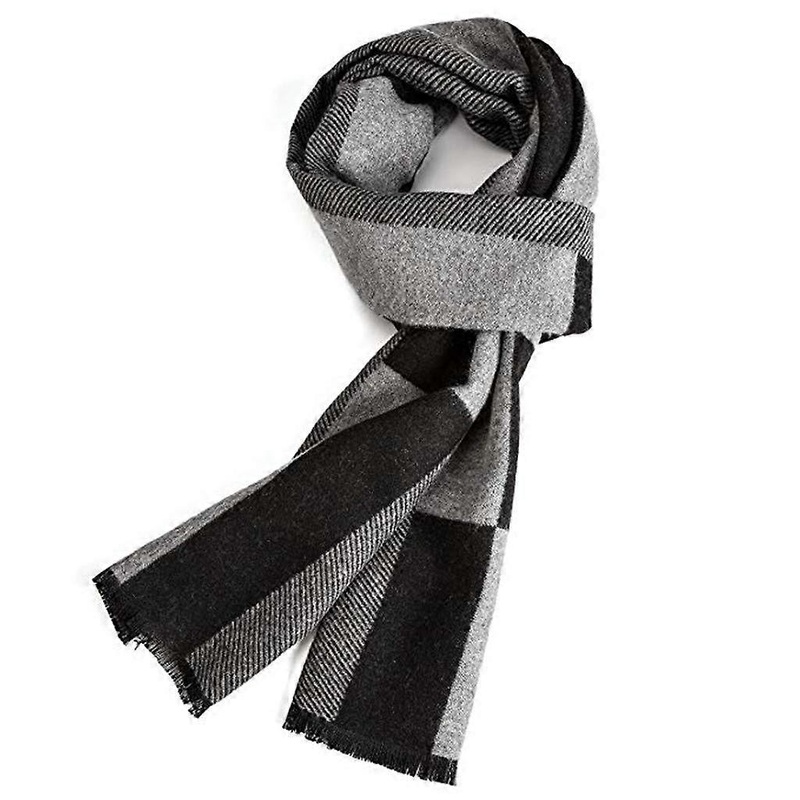 Warm Autumn and Winter Scarf, Classic Plaid for Men | Fruugo SG