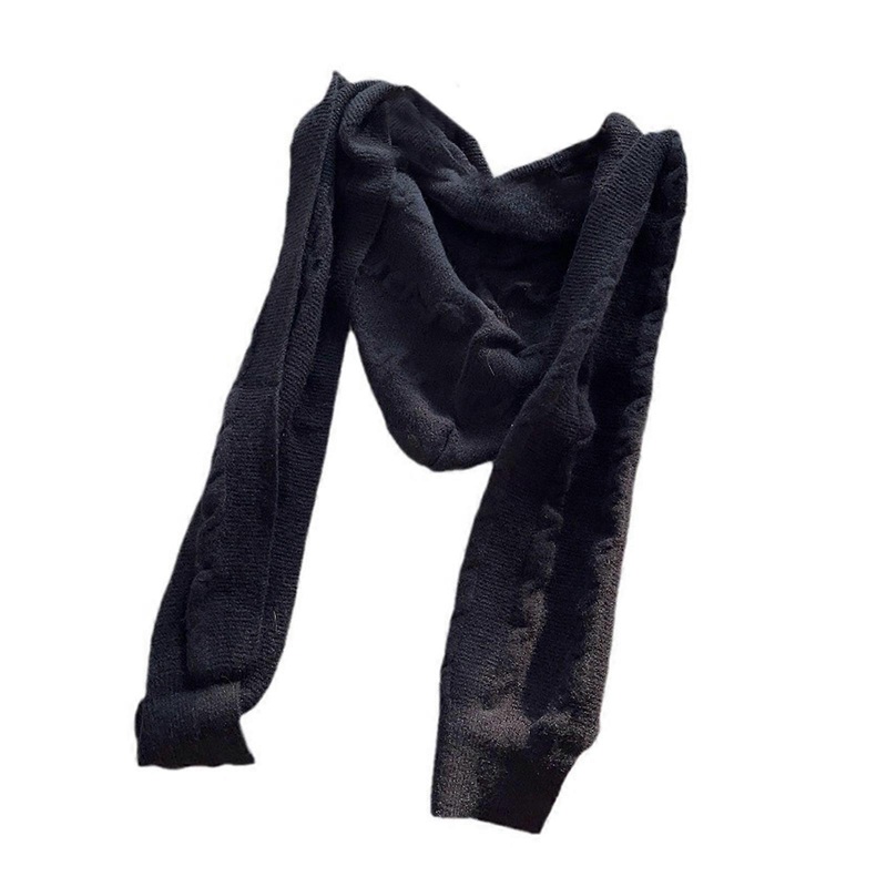 Women Hat Head Wrap Thicken Knitted Scarf Hat for Climbing Skiing Sports Headwear Girl Scarf Hooded  Black | Fruugo SG