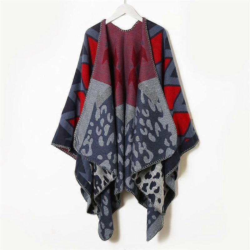 Women’s Plaid Shawl Wrap Lady Poncho Pashmina Cardigant Blanket with Tassel | Fruugo SG