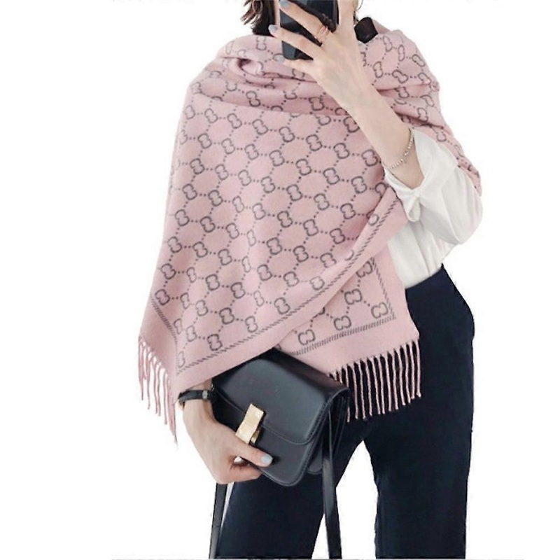 Geometric Pashmina Scarf Winter Fashion Warm Thicken Wrap for Lady | Fruugo SG