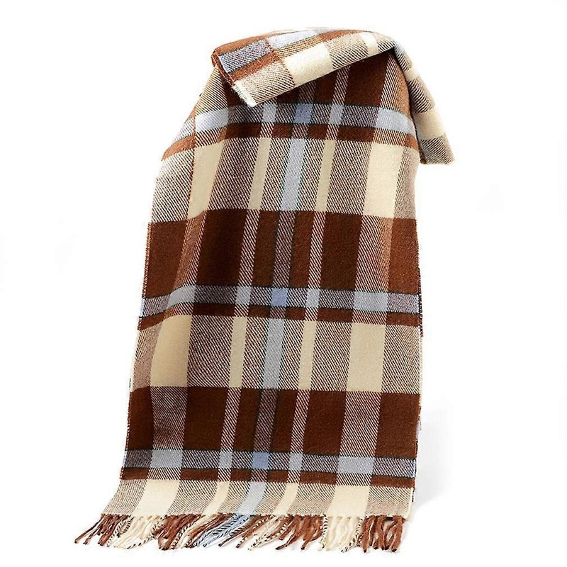 Plaid Pashmina Shawl Wrap Multi Purpose Neck Scarf Warm Wrap for Couples | Fruugo SG