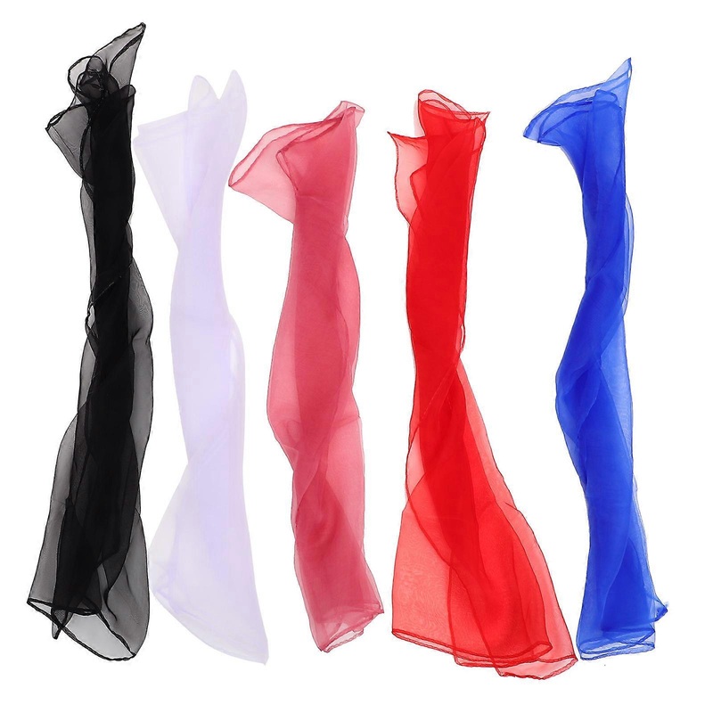 Stage Scarves For Performers Kindergarten Dance Bright Colors 60x60cm 5Pcs | Fruugo SG