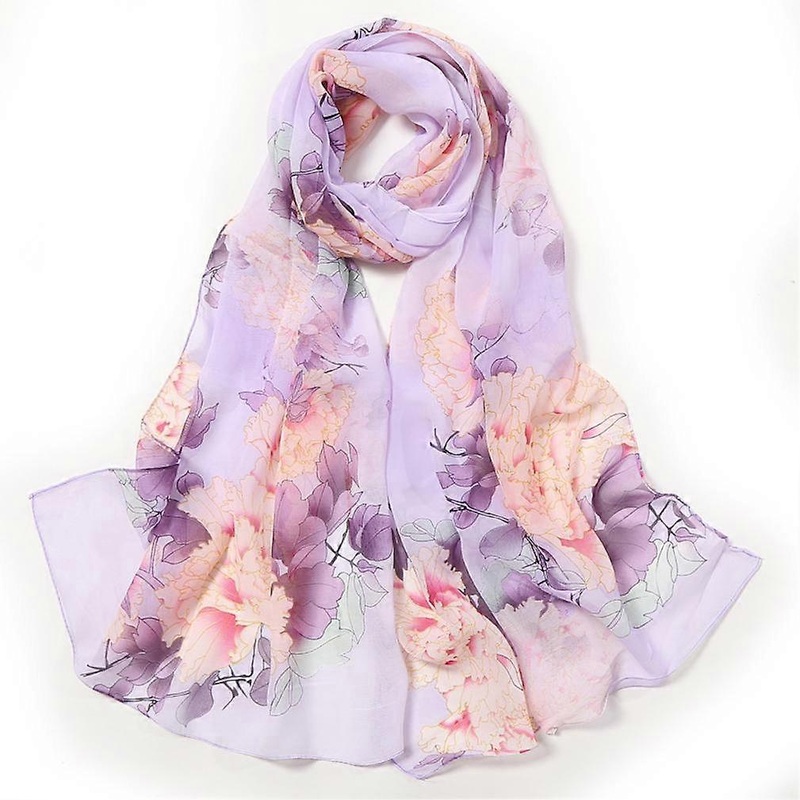 Summer Sun Proof Scarf Silky Lightweight Wraps Long Neckerchief for Lady | Fruugo SG