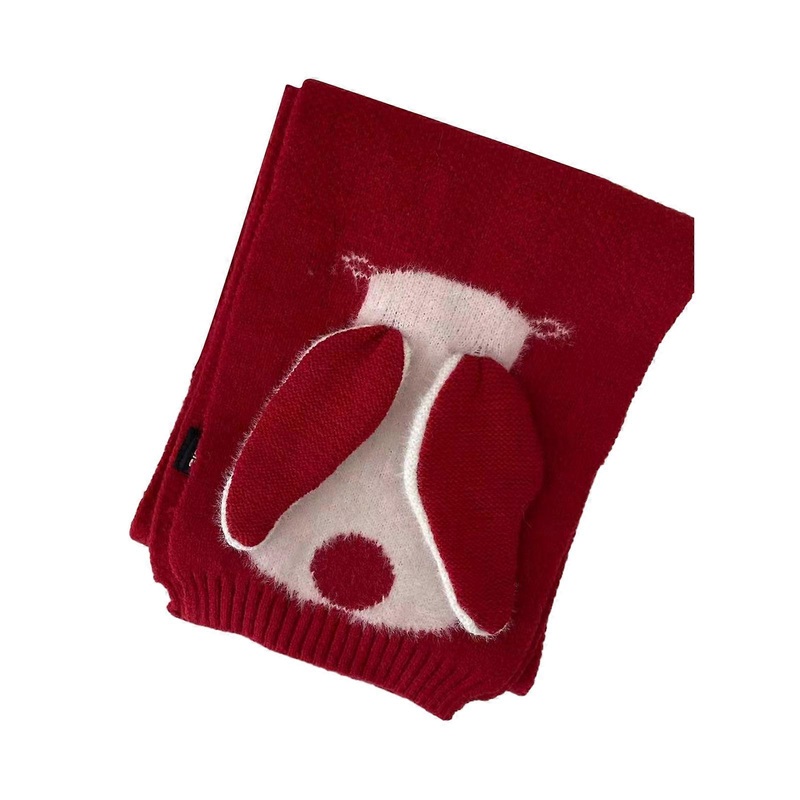 Women Harajuku Scarf Winter Thick Scarf Lady Maillard Styling Scarf Casual Travel Shopping Taking Photo Scarf for Teens  Red | Fruugo SG