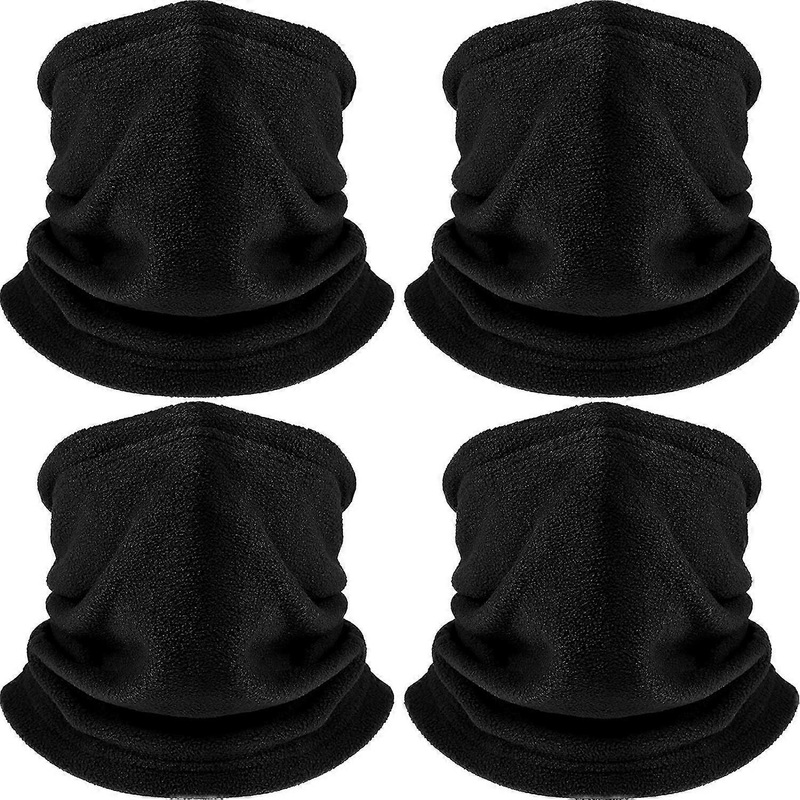 4 Pieces Winter Fleece Neck Warmer Gaiter Thick Thermal Windproof Ascergery Ski Neck Gaiter Balaclava | Fruugo SG