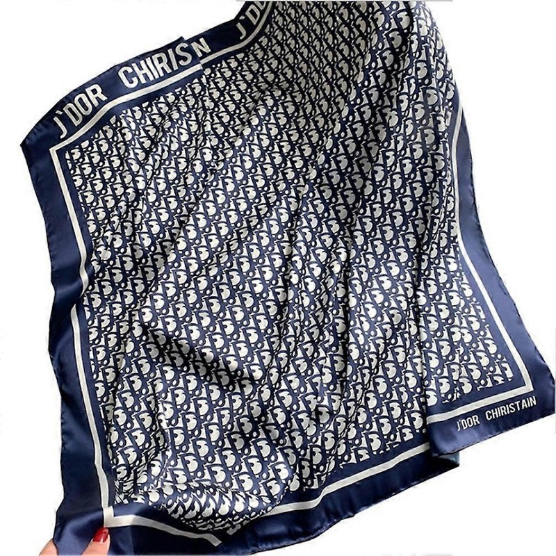 90cm Large Kerchief Silky Scarf Sun Proof Beach Shawl Suit Accessories for Lady | Fruugo SG
