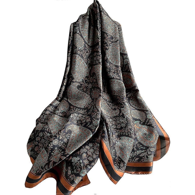 Silk Scarf For Women Lightweight Satin Shawls And Wraps Fashion Elegant Ladies Olaof Scarfs Gifts | Fruugo SG