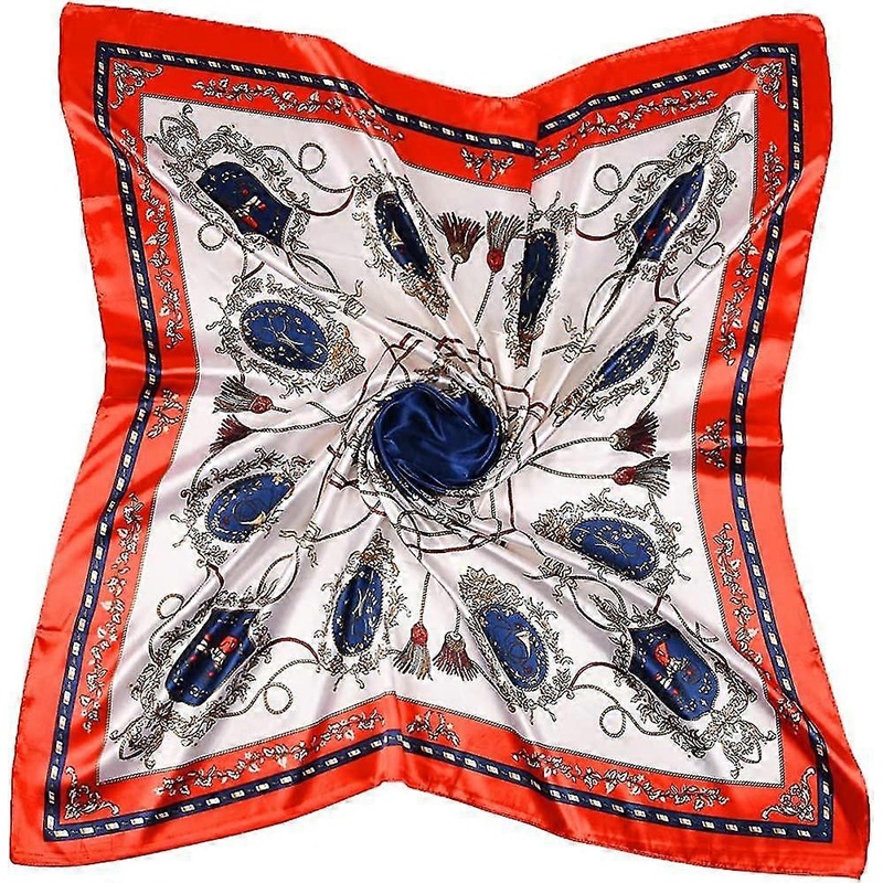 Womens Silk Scarf Belt Large Square Pattern Head Neckerchief Handbag Wraps Hair Acsergery Gift | Fruugo SG