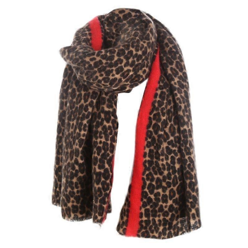 200x90cm Winter Pashmina Oversized Large Scarf Vintage Leopard Animal Print Long Blanket Tassels Shawl Wrap Neck Warmer | Fruugo SG