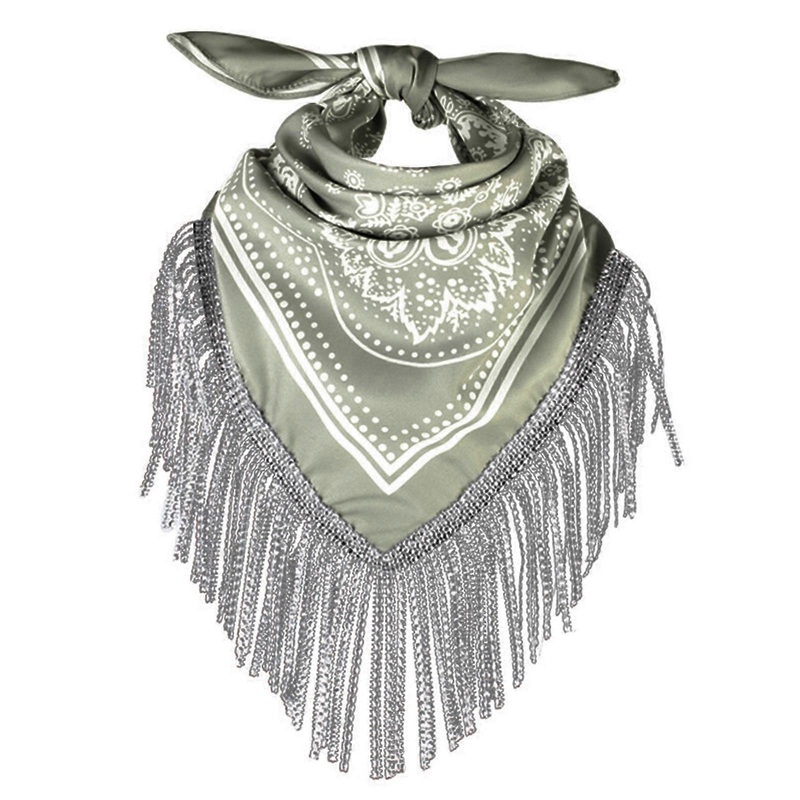Bachelorette Bandanas Cowgirl Bandanas Rhinestones Fringe Paisley Scarf Shawl Cowboys Bandanas Rhinestones Neckerchief  light green | Fruugo SG