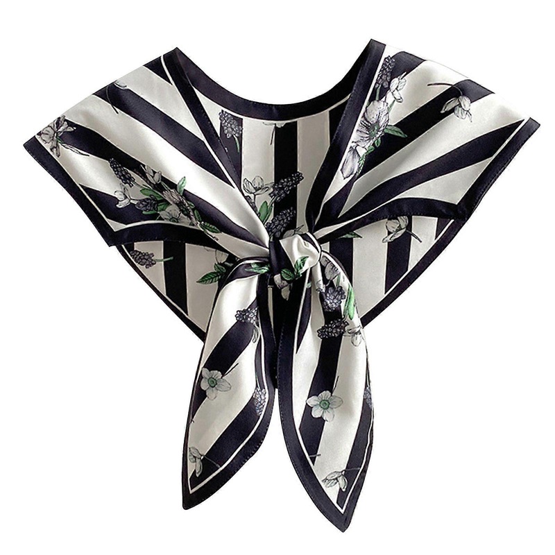 Satin for Triangle Scarf Leopard Print Scarf Shawl Scarfs For Women Satin Scarf Wrap Simulation Silk Shawl for Triangle  Mulberry flowers bla | Fruugo SG