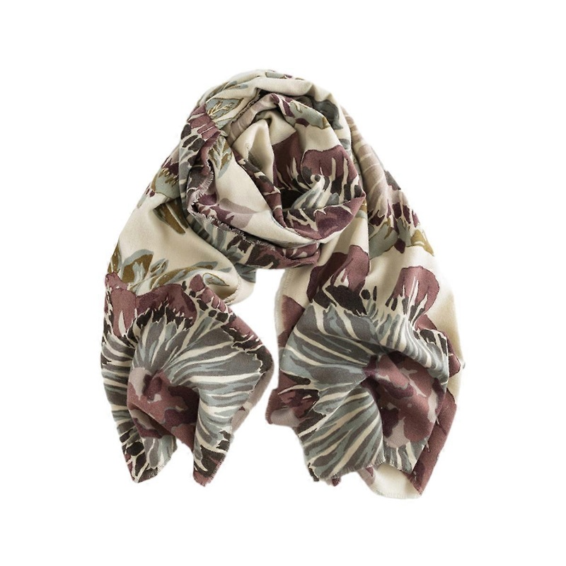 1 printed scarf new faux cashmere scarf warm anti-cold scarf literary retro style shawl | Fruugo SG