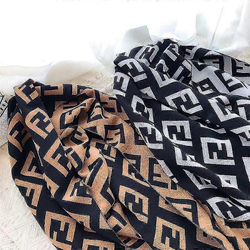 Double Sided Imitation Cashmere Scarf Women’s Winter Print Shawl | Fruugo SG