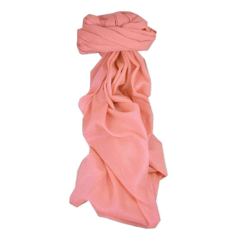 Fine Cashmere Stole Karakoram Birds-Eye Weave Cherry Blossom by Pashmina & Silk | Fruugo SG