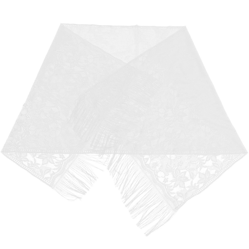 Ladies Scarf Women Collar Scarf White 185X63CM Twisting Lady Versatile Scarf 1Set | Fruugo SG