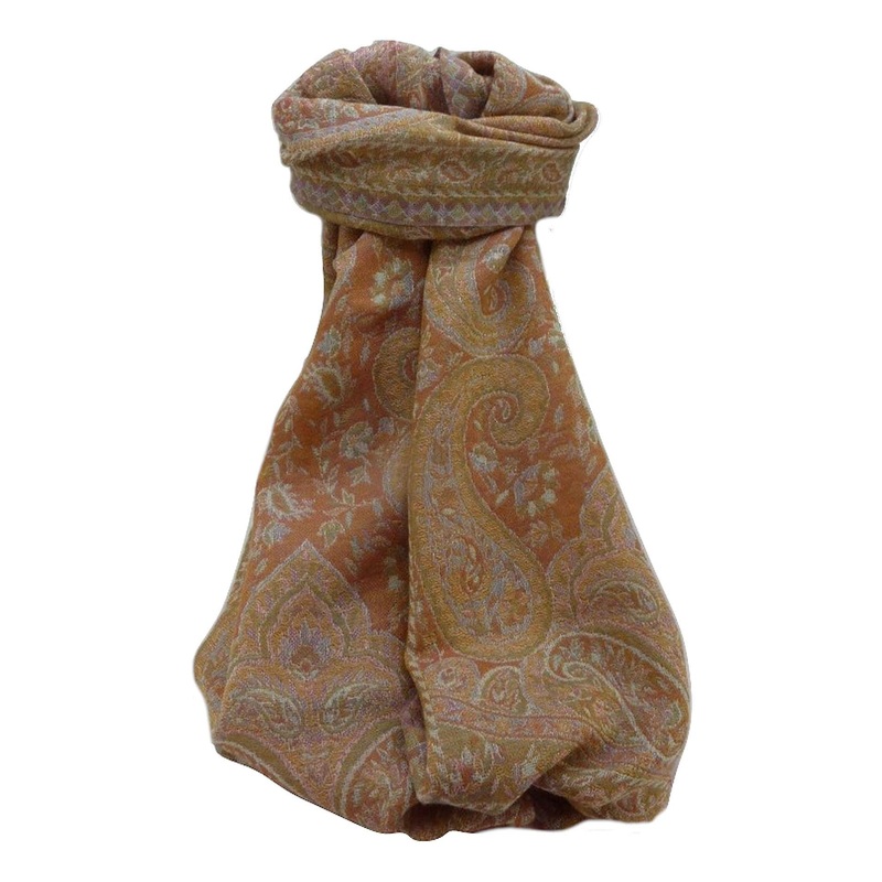 Muffler Scarf 5329 in Fine Pashmina Wool Heritage Range by Pashmina & Silk | Fruugo SG