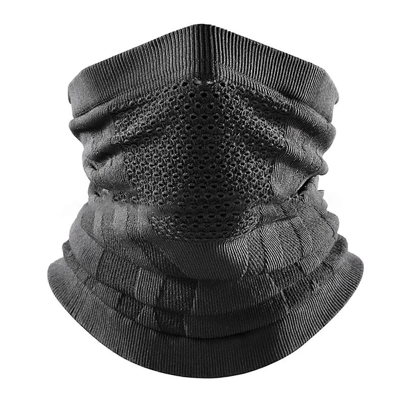 Neck Tube Scarf Face Shield Thicken Neck Warmer Half Face Windproof Keep Warm For Ourdoor Cycling Neck Gaiter Black | Fruugo SG