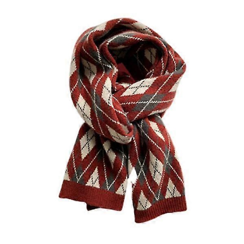 Women Winter Knitted Scarf Neck Warmer Christmas Theme Scarves | Fruugo SG