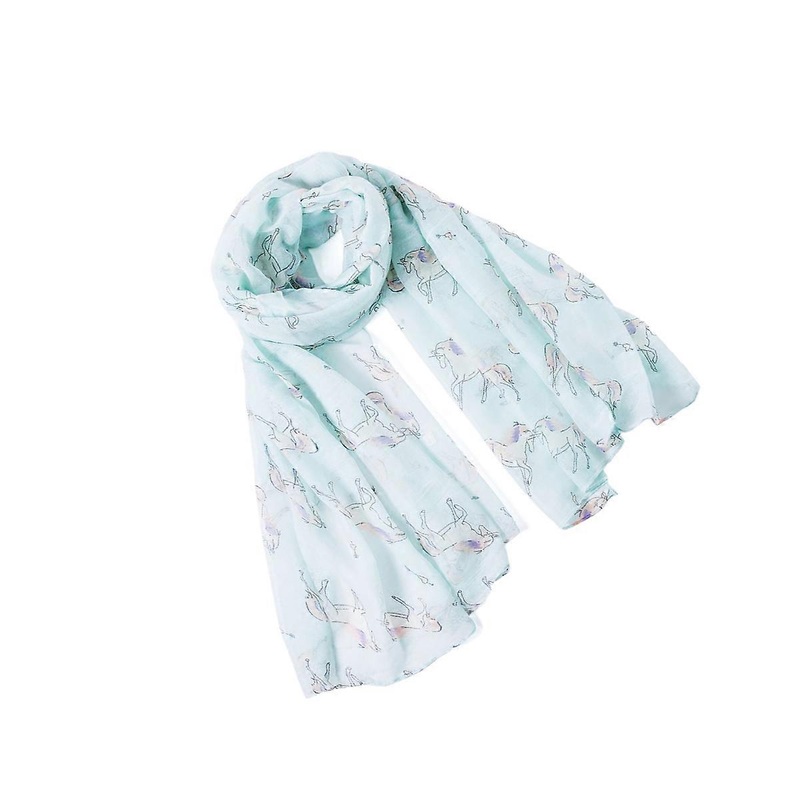 Animal Scarves For Women Light Green Voile Vintage Sun Protection 1Pcs | Fruugo SG