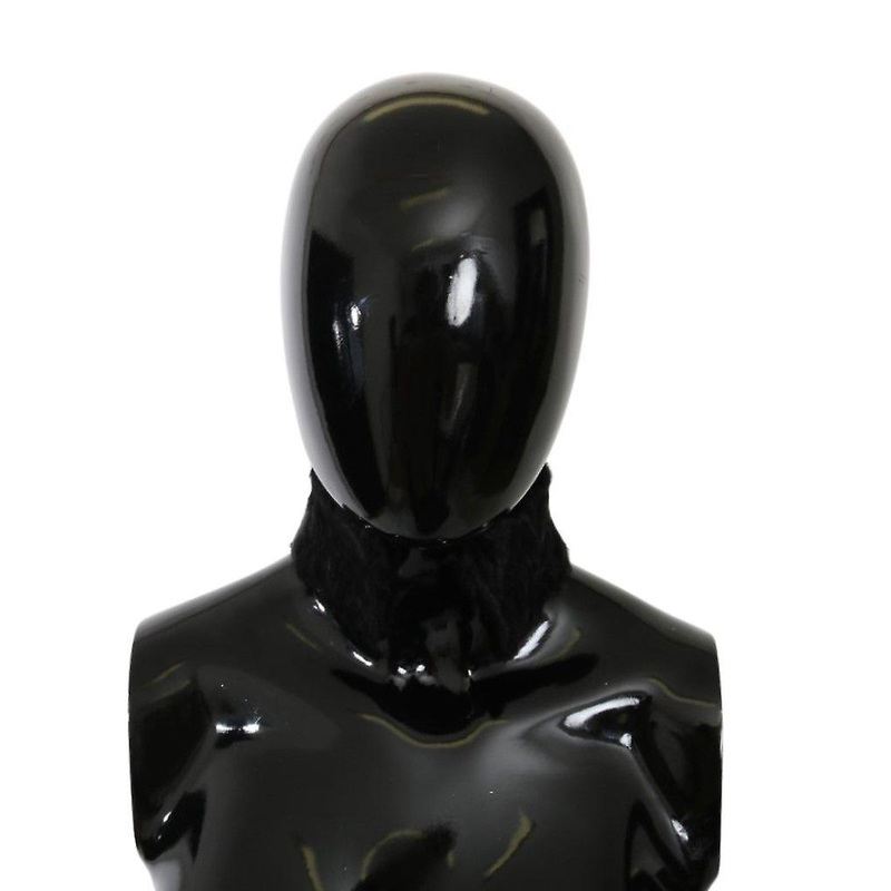 Black Fur Neck Collar Wrap Lambskin Scarf | Fruugo SG