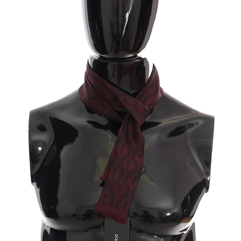 Bordeaux Silk Crown Chili Scarf | Fruugo SG