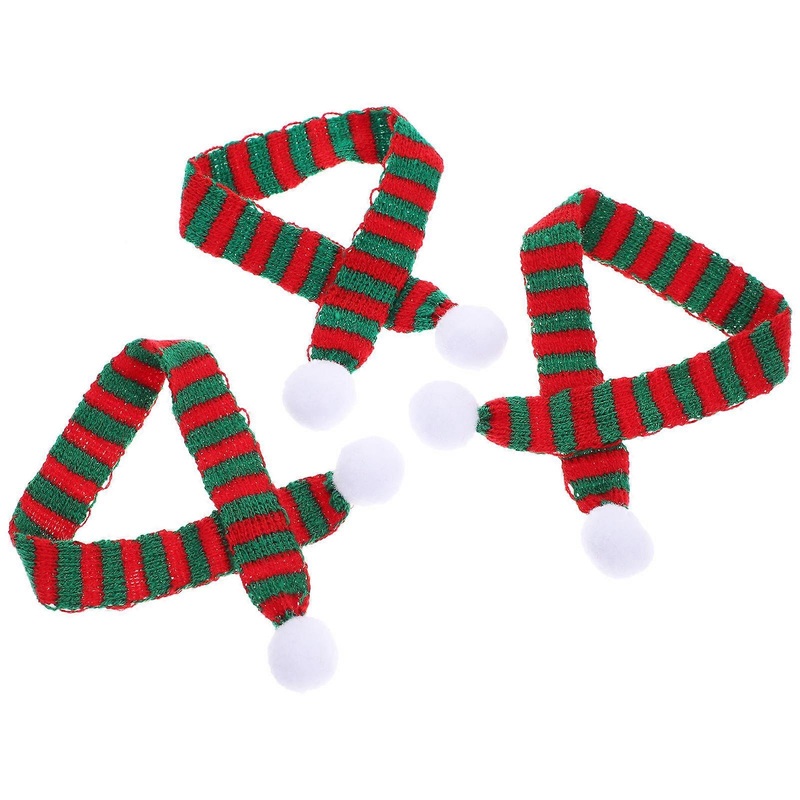 Charming Mini Scarves for Christmas Family Gatherings Fabric present 3Pcs | Fruugo SG