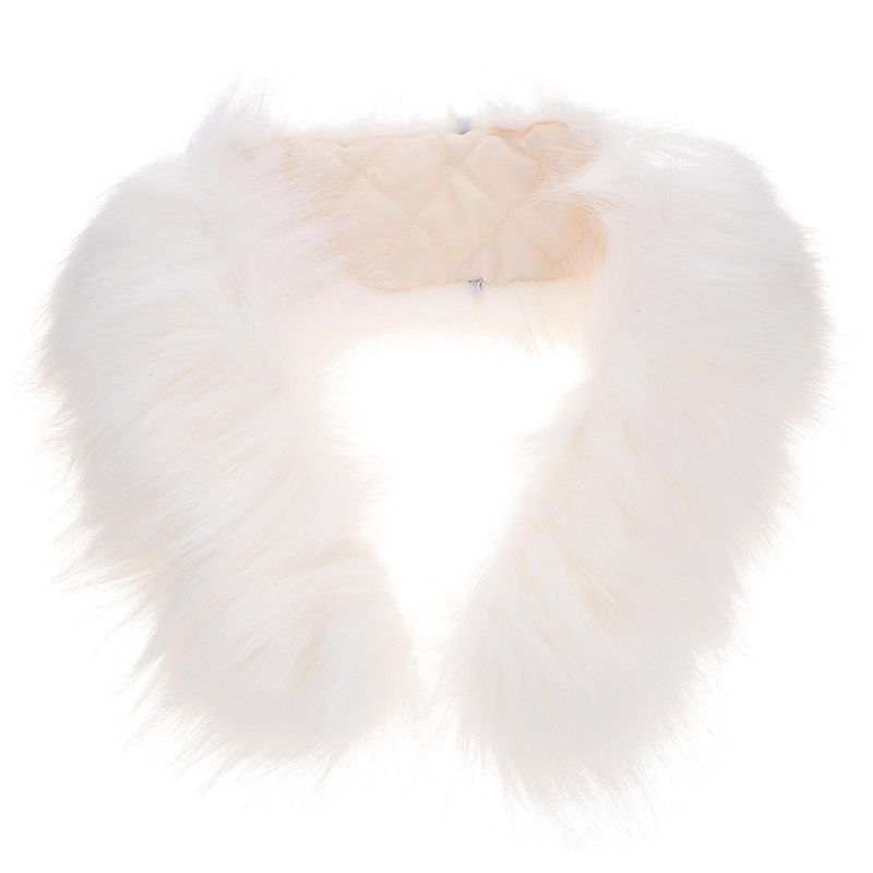 Scarf Winter Warm Wrap Scarf Elegant Style 82cm X 13cm X 1cm Faux Collar 1Set | Fruugo SG