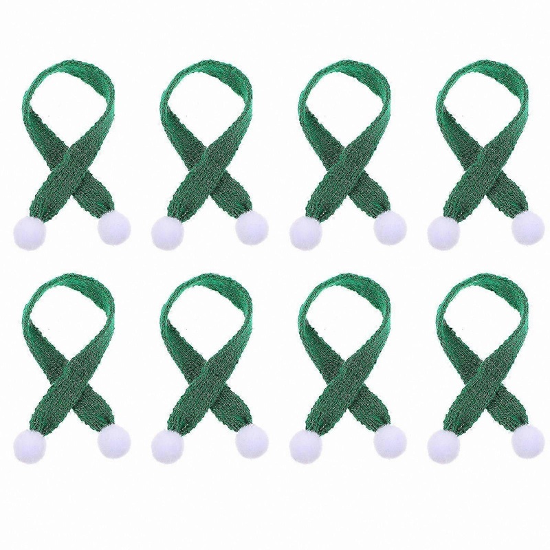 10 Pack Festive Knitted Scarves Soft Christmas Neckerchiefs Stylish Winter Accessories | Fruugo SG