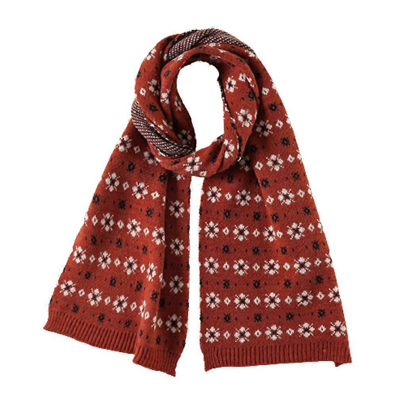 Knitted Long Scarf Mini Flower Pattern Soft Shawl Blanket Wrap for Female Ladies Girls Fall Winter Outdoor Activitities  Red | Fruugo SG