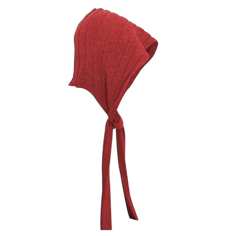 Lace Up Shawl Hat Fashion Knitted Scarf Hat Teens Girl Headwear Women Warm Balaclava with Ear Covering French Headpiece  Red | Fruugo SG