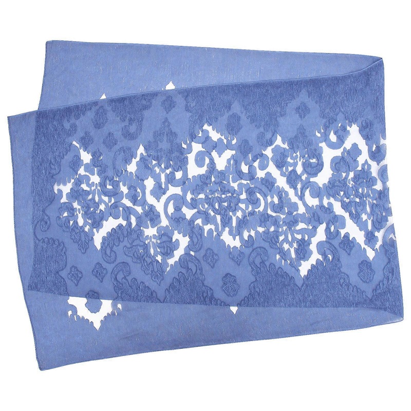 Lightweight Shawl For Women Dark Blue 190X70CM Vacation Travel Accessory 1Pcs | Fruugo SG