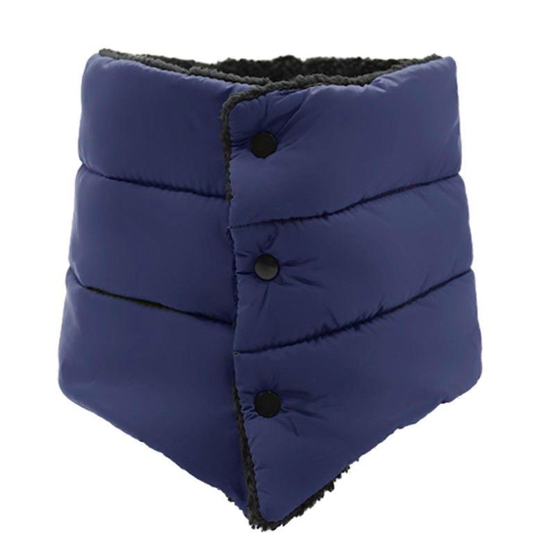 Men Outdoor Neck Warmer Scarf Cold Weather Downy Versatile Neck Wrap Outdoor Thicken Windproof Waterproof Scarf  Navy Blue | Fruugo SG