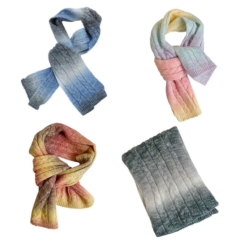 Winter Scarfs For Women Thick Gradient Scarf Iridescent Scarfs Women Scarf Winter Pashmina Shawls Cashmere Feel Thick  Pink | Fruugo SG