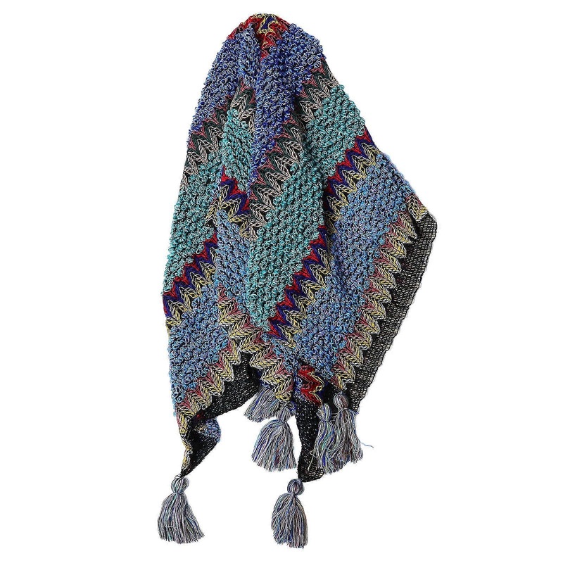 Casual Fashion Tassel Shawl Coat Boho Poncho Sweater for Women Knitted Shawl Wrap Shawl with Tassels Fall Winter 1Pcs | Fruugo SG