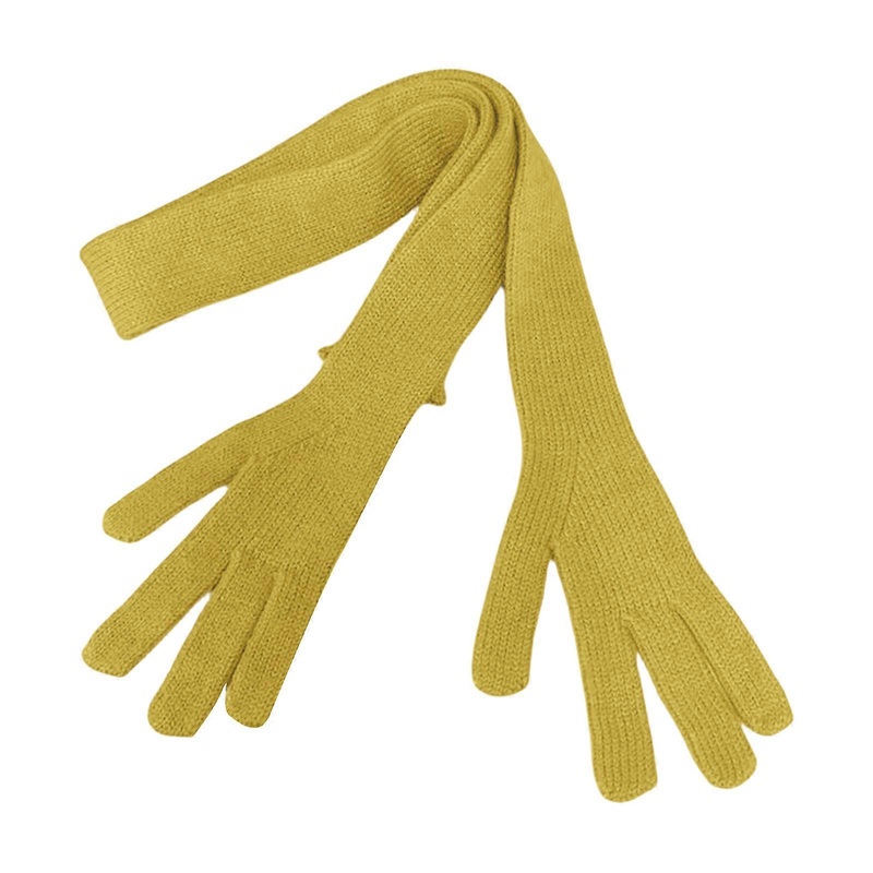 Fashion Accent Trendy Scarf Kids Fashion Scarf Playfulness Palms Patterned Scarf for Stylish Youth Yellow | Fruugo SG