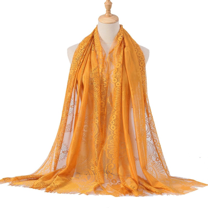 Lace Flower Pattern Scarf Wrap Shawl Cover For Muslims Evening Gown Accessories Dressingup Shoulder Covering for Women  Yellow | Fruugo SG