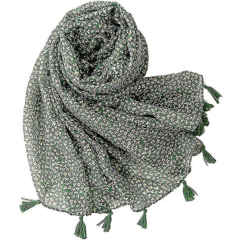 Ladies Scarf Lightweight Soft Large Long Colourful With Tassel Women’s Scarves | Fruugo SG