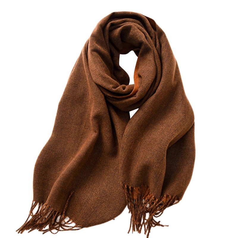 Oversized Warm Scarf Shawl Wrap Solid Color for Women Stylish Warm and Soft Large Wrap for Fashionable Layering  Coffee | Fruugo SG