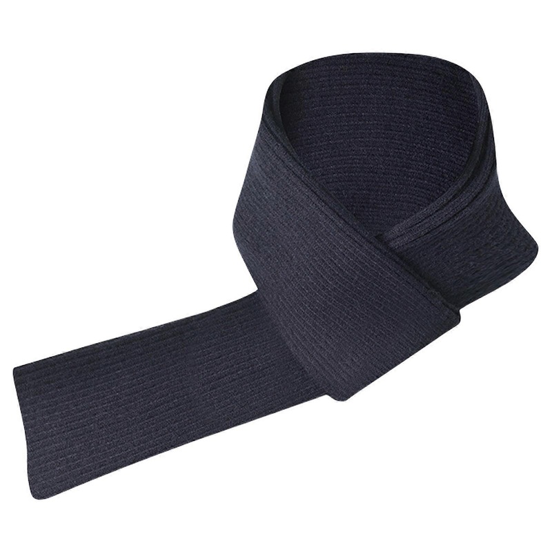 Winter Warm Unisex Neck Scarf Soft Stylish Solid Color Acrylic Knit Long Scarves Windproof Shawl Wrap for Cold Weather  Navy Blue | Fruugo SG
