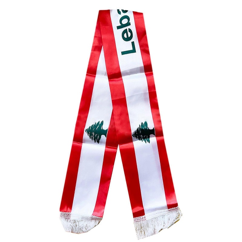 Digital Print Lebanon Flags Scarf Long Sash Scarf Women Men Party Gathering Scarf Lebanese Sash Scarf for Weddings  White | Fruugo SG