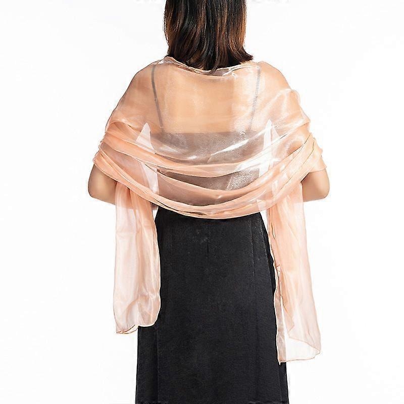 Iridescent Wrap Stole Shawl For Weddings Bridal Bridesmaids Proms & Parties,Pink | Fruugo SG